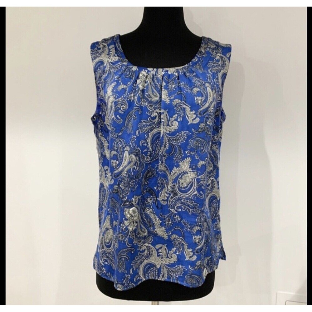 Talbots Blouse  Sleeveless - Picture 12 of 15